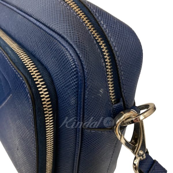 8005001221043 9 PRADA Saffiano shoulder bag Blue