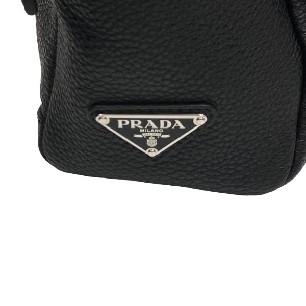 8005001240877 6 PRADA Vitello Dino Shoulder Bag 2VH165 Black