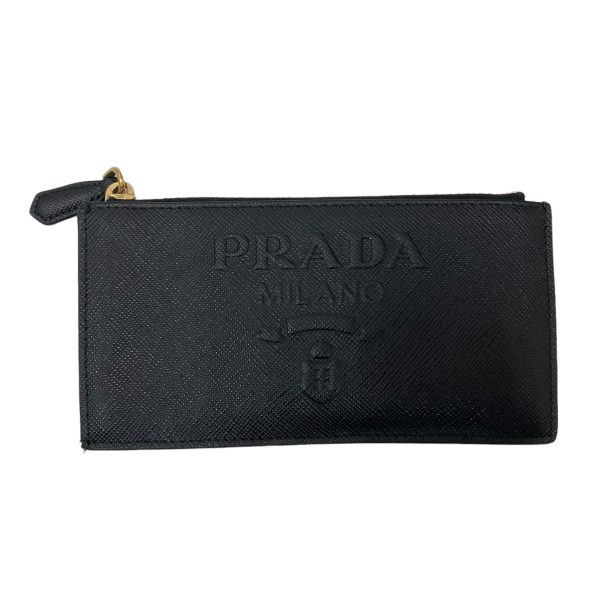 8005001308263 1 PRADA Saffiano Card Case Black