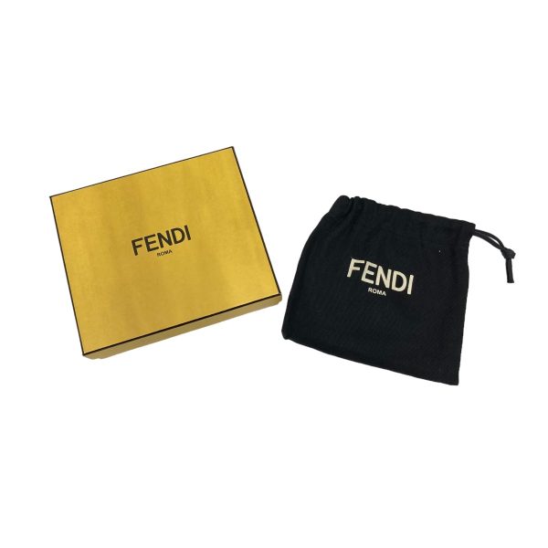 8005001315766 15 FENDI FF card case Brown