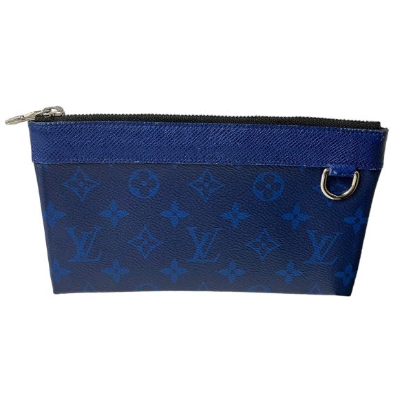 8006001484469 1 LOUIS VUITTON Pochette Discovery PM Pouch M30278 Blue