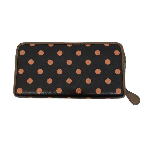 8009001230708 4 LOEWE Dot Pattern Long Wallet Brown