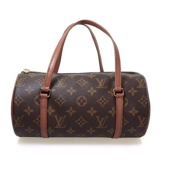 8009001351083 1 LOUIS VUITTON Monogram Papillon PM Handbag M51366 Brown