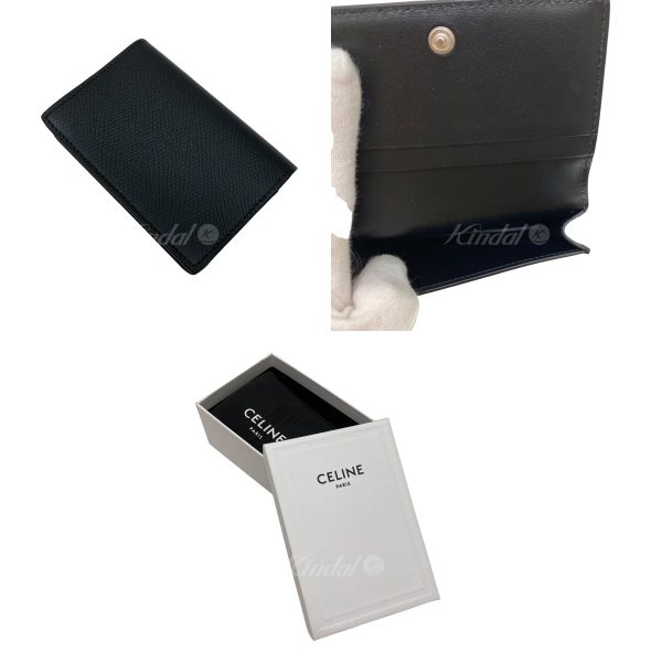 8009001408251 3 CELINE card case 10K103BEL 38SI Black