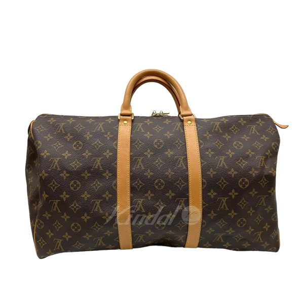 8009001528591 4 LOUIS VUITTON Keepall 50 Bag M41426 Monogram Brown