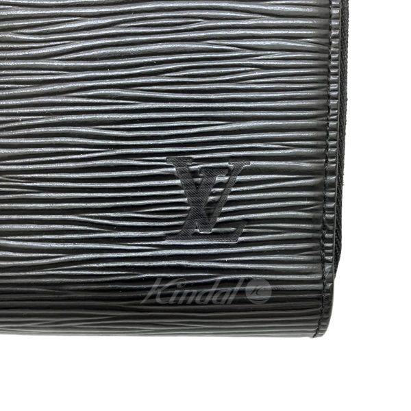 8009001544522 7 LOUIS VUITTON Zippy Wallet M61857 Epi Black