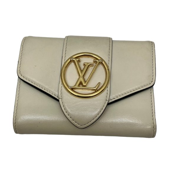 8009001546670 1 LOUIS VUITTON Portefeuille LV Pont Neuf M69176 Wallet Cream