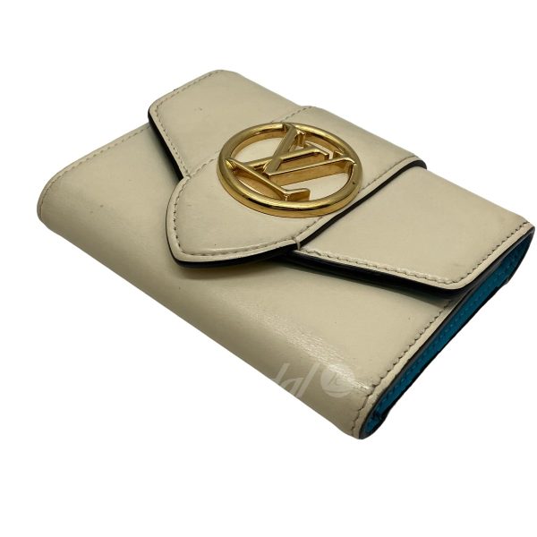 8009001546670 5 LOUIS VUITTON Portefeuille LV Pont Neuf M69176 Wallet Cream