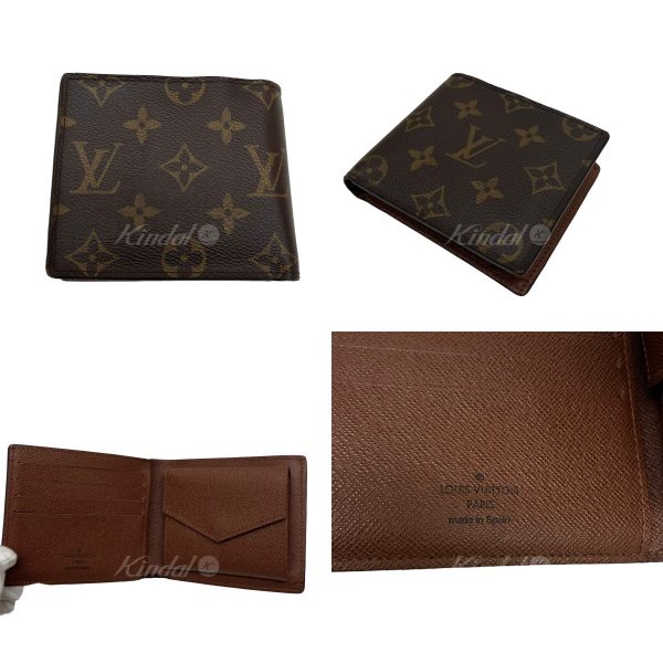 8009001547516 2 LOUIS VUITTON Portefeuille Marco NM M62288 Wallet Brown