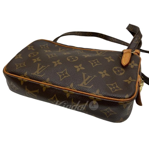 8009001549145 6 LOUIS VUITTON M51828 Marly Bandouliere Shoulder Bag Brown