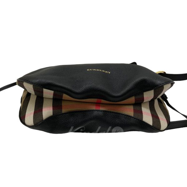 8009001564834 7 BURBERRY Nova Check Switching Shoulder Bag Black