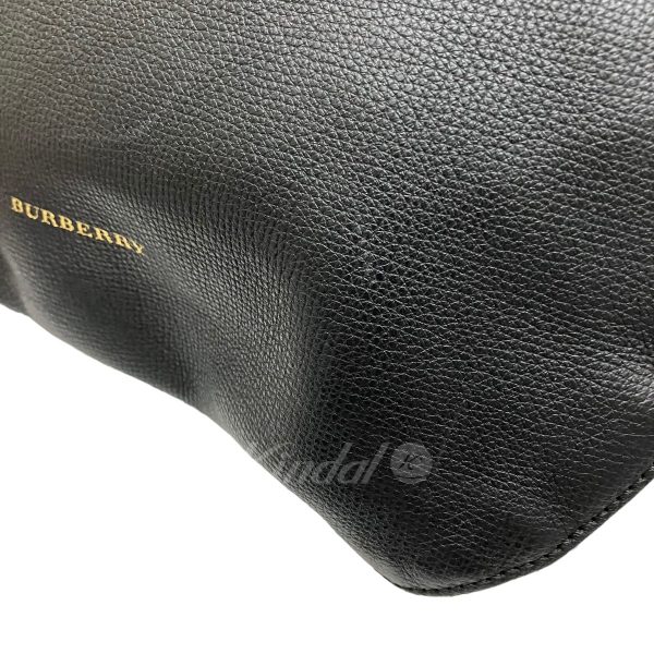 8009001564834 9 BURBERRY Nova Check Switching Shoulder Bag Black