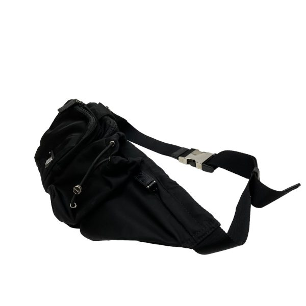 8009001613877 3 PRADA body bum bag black