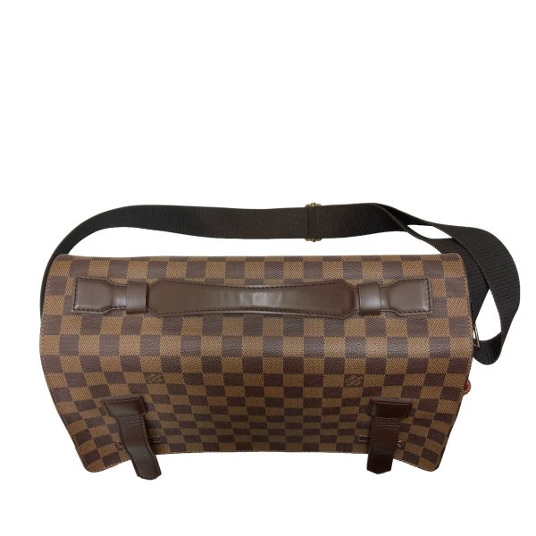 8009001640439 13 LOUIS VUITTON Damier Broadway Shoulder Bag N42270 Brown