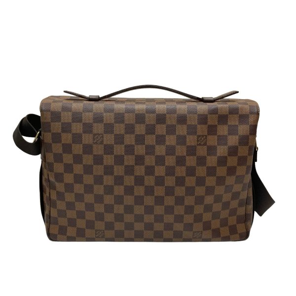 8009001640439 3 LOUIS VUITTON Damier Broadway Shoulder Bag N42270 Brown