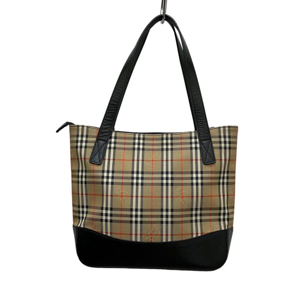 8009001651299 3 BURBERRY check tote bag beige