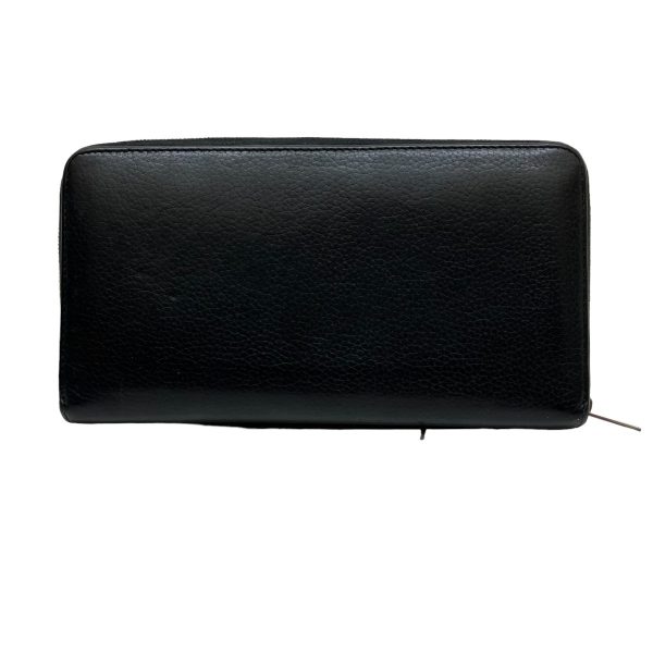 8009001651633 2 CELINE Large Zipped Wallet Black