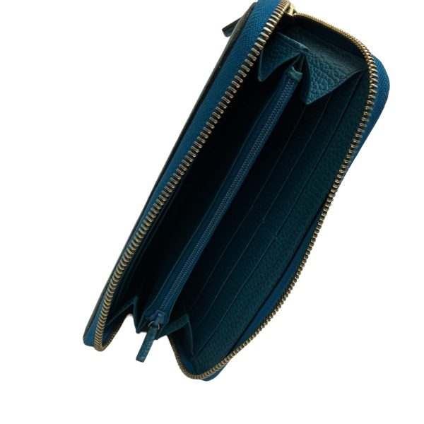 8009001651916 13 GUCCI long wallet 449347 Blue