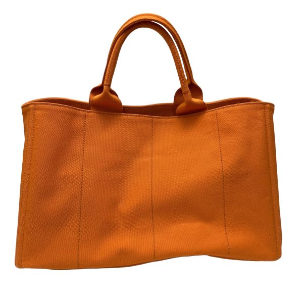 8009001657208 3 PRADA Canapa Tote Bag Orange