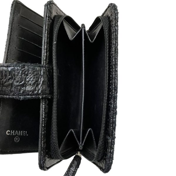 8009001660321 12 CHANEL Wallet black