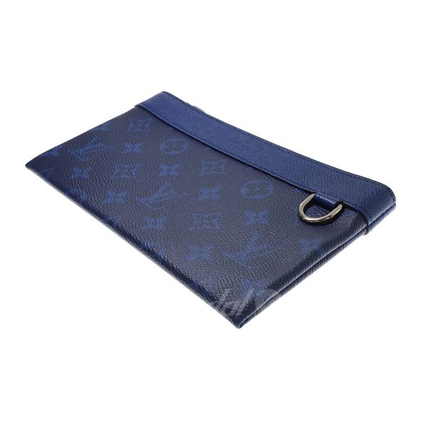 8015000581406 5 LOUIS VUITTON Taigarama Pochette Discovery PM Pouch Blue