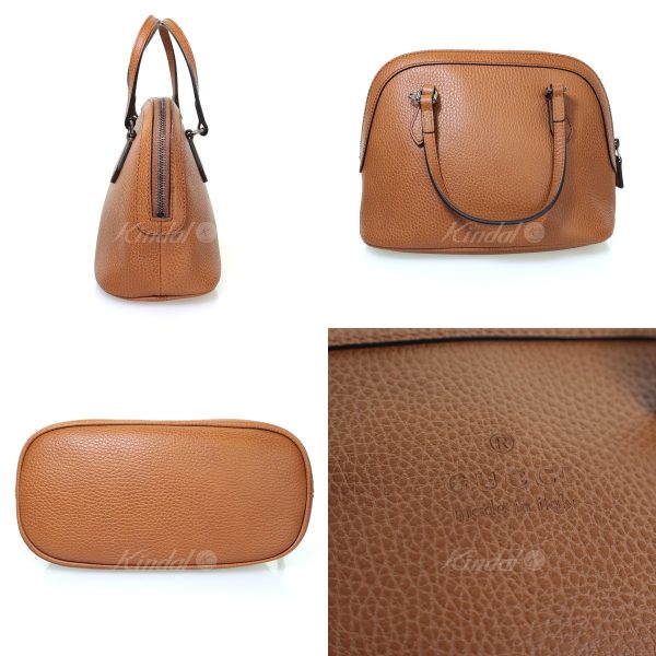 8015000631798 2 GUCCI 2WAY handbag Brown