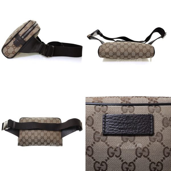 8015000643173 2 GUCCIGG Waist Bum Belt bag Brown