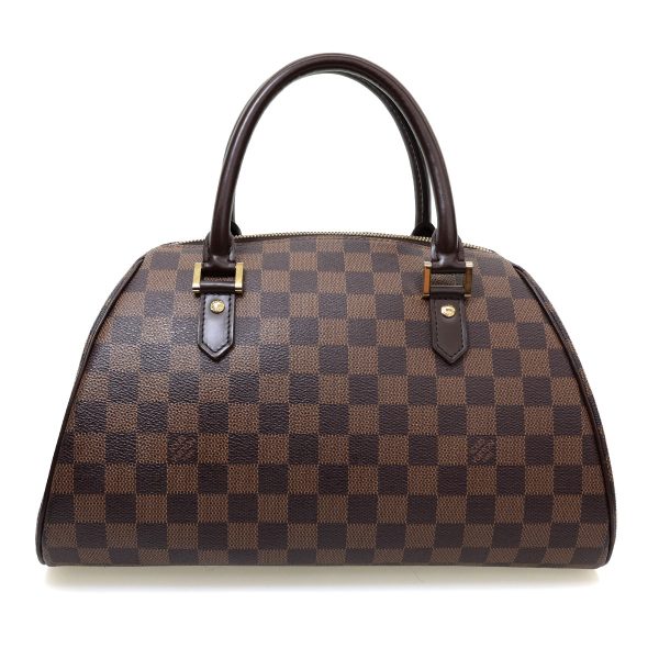 8015000673743 1 LOUIS VUITTON Damier Rivera MM Handbag N41434 Brown