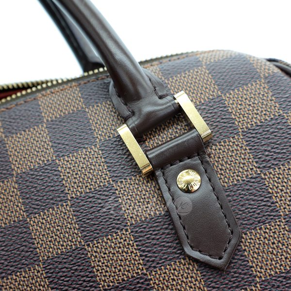 8015000673743 10 LOUIS VUITTON Damier Rivera MM Handbag N41434 Brown