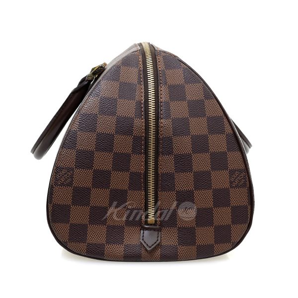 8015000673743 4 LOUIS VUITTON Damier Rivera MM Handbag N41434 Brown