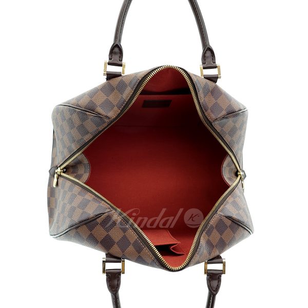 8015000673743 7 LOUIS VUITTON Damier Rivera MM Handbag N41434 Brown