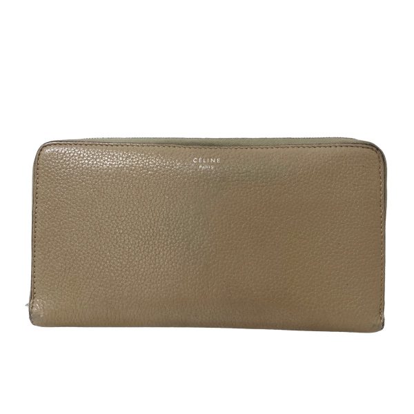 8018000772225 1 CELINE long wallet Beige