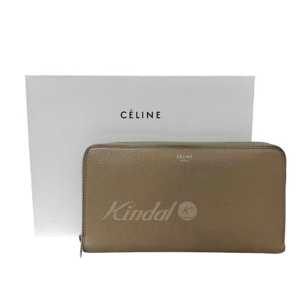 8018000772225 11 CELINE long wallet Beige