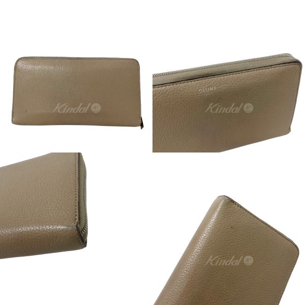 8018000772225 2 CELINE long wallet Beige