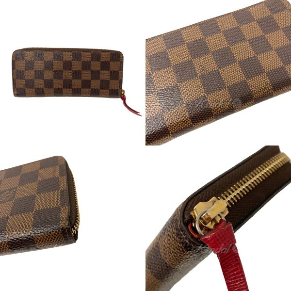 8018000962961 2 LOUIS VUITTON Portefeuille Clemence Damier long wallet Brown