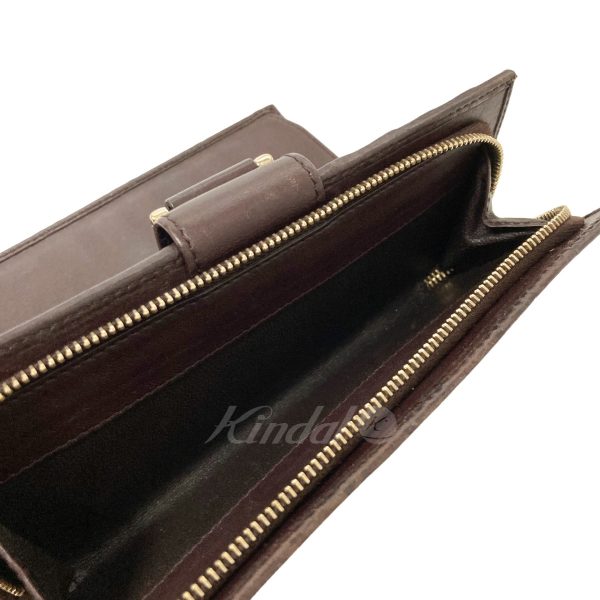 8018001046240 9 GUCCI Guccishima long wallet Brown