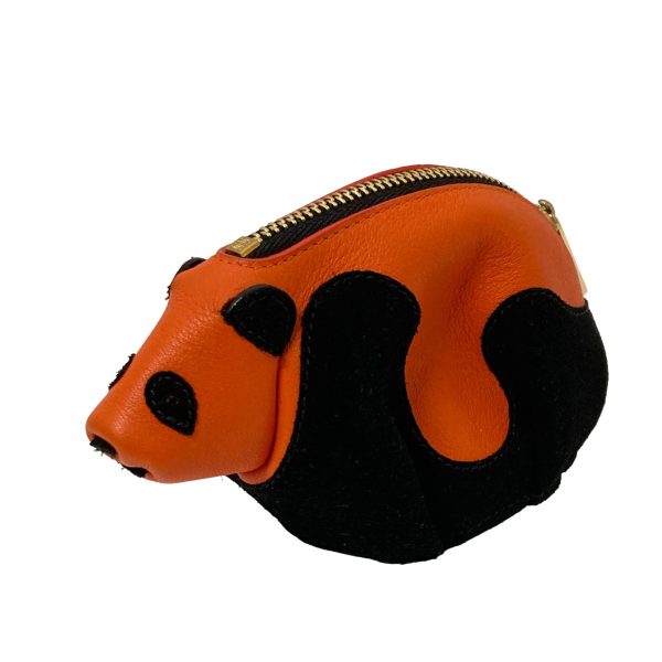 8018001082187 1 LOEWE Animal Panda Coin Case Orange Black