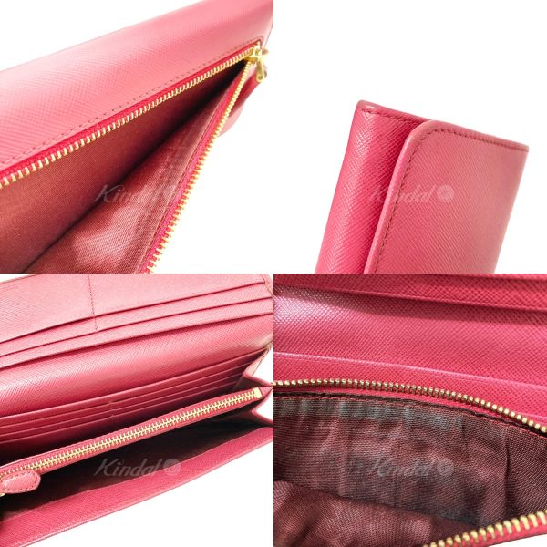 8018001082996 3 PRADA SAFFIANO long wallet 1M1132 Pink