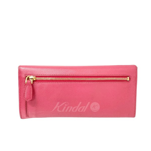 8018001082996 4 PRADA SAFFIANO long wallet 1M1132 Pink