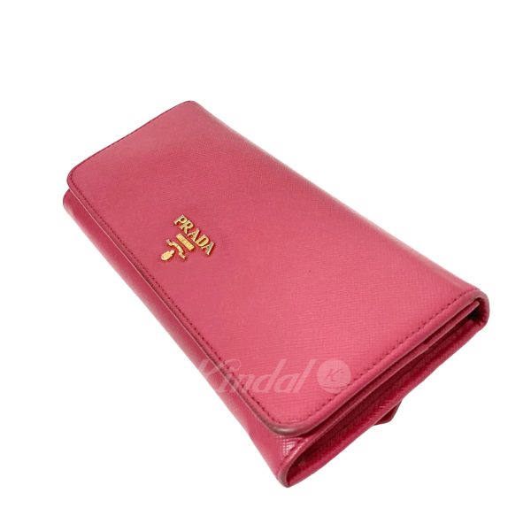 8018001082996 5 PRADA SAFFIANO long wallet 1M1132 Pink