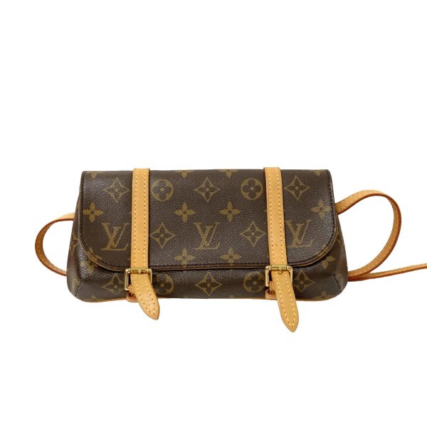 8018001090243 1 LOUIS VUITTON Monogram Pochette Marelle M51159 Brown