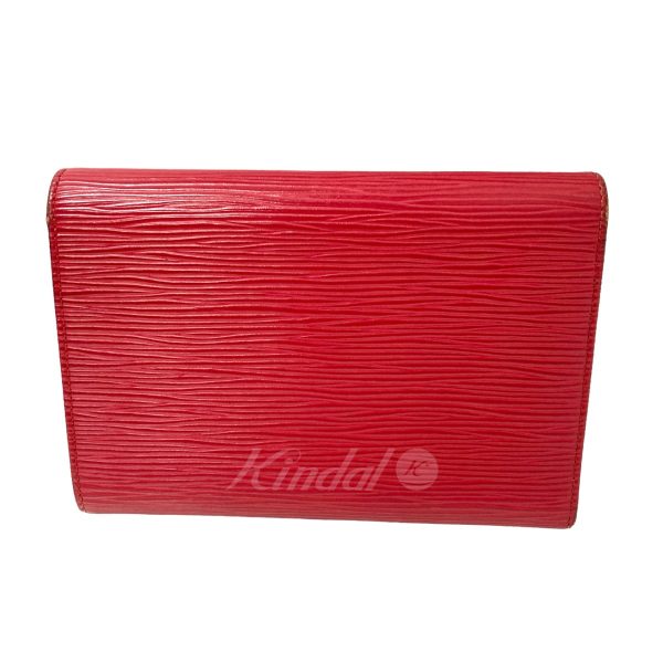 8018001095170 4 LOUIS VUITTON Porte Tresor Etuy Papier Wallet Red