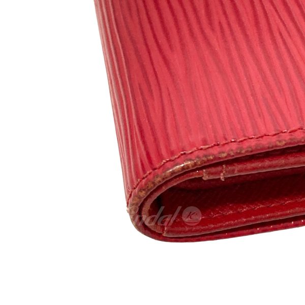 8018001095170 6 LOUIS VUITTON Porte Tresor Etuy Papier Wallet Red