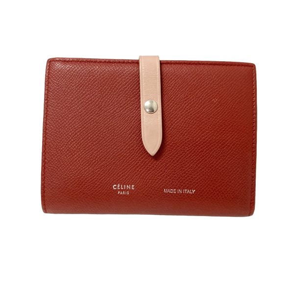 8018001103288 1 CELINE Wallet Red Pink