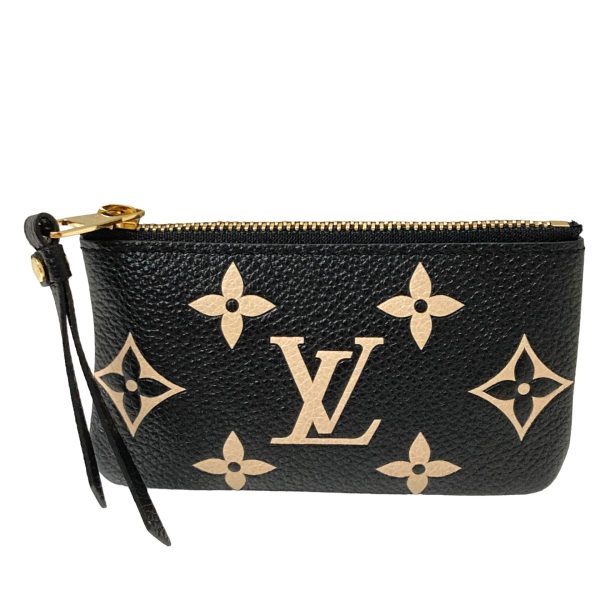 8018001175599 2 LOUIS VUITTON Card Key Case Pochette Monogram M80885 Black