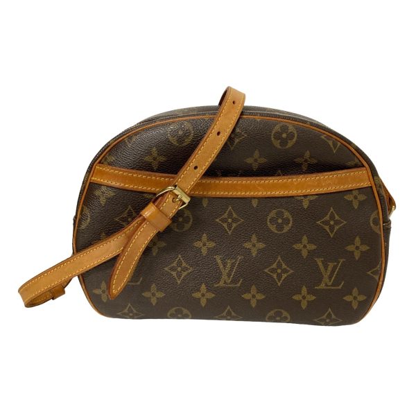 8018001180623 1 LOUIS VUITTON Blois Monogram Shoulder Bag M51221 Brown