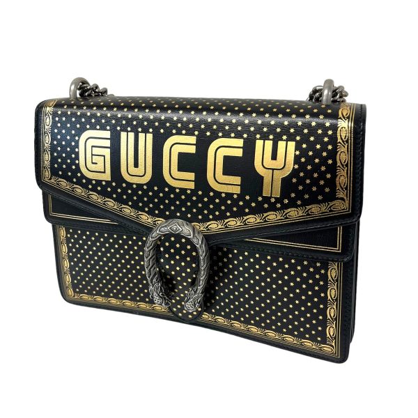 8020000766067 1 GUCCI Dionysus GUCCY Handbag 2WAY Bag Black