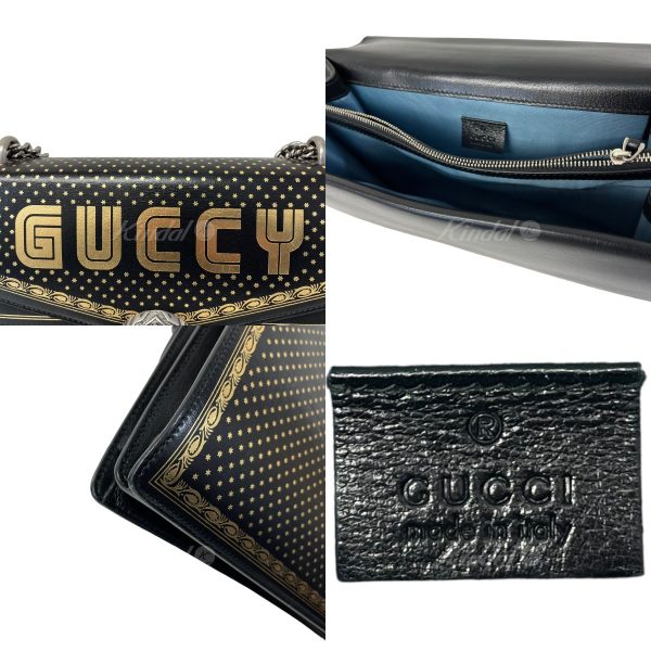 8020000766067 3 GUCCI Dionysus GUCCY Handbag 2WAY Bag Black