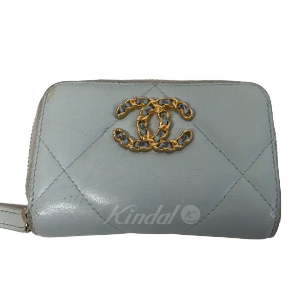 8020000894197 4 CHANEL coin case sky blue