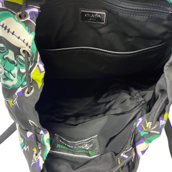 8020000974868 13 PRADA Frankenstein Backpack Black